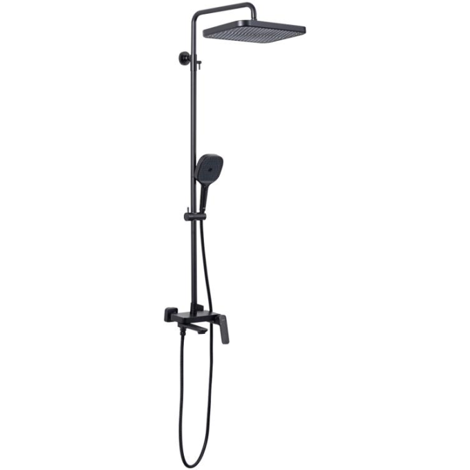 Душевая стойка со смесителем GAPPO G28-6 G2428-6 черный